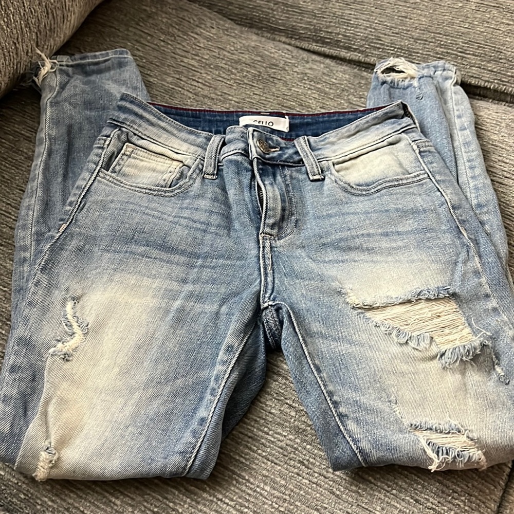 Ripped/distressed Cello jeans size 1